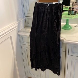 Maeve black skirt